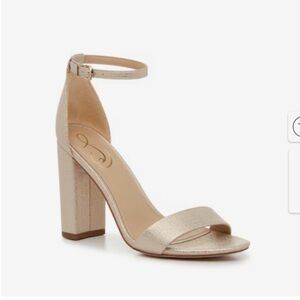 Sam Edelman sparkling gold sandals